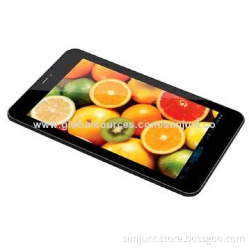 Dual-SIM IPS Screen 7-inch Dual-core Tablet PC, 3,000mAh Battery and 0.3/2.0MP Camera